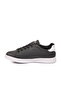 Black and White Leather Laced Lightweight Unisex Sports Shoes Bst-1002 g - 2