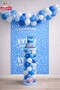 Simple and Stylish Pvc Column Balloon Printed Backdrop Birthday Party Set Decoration for Boys - 5