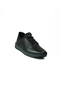 Z092 Black Leather Casual Women's Shoes