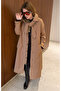 Camel Trench Coat with Removable Hooded Cape - 2Y85179 - 4
