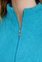 Women's Bathrobe with Pocket Detail and Zipper, 100% Cotton *Export Surplus* -Slightly Flawed- - 4