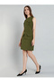 Women Green Sleeveless Sheath Mini Dress - 4