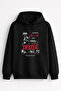 Dexter Series Printed Men's Women's Children's Hooded Black Sweatshirt