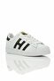 Unisex White Black Sneaker Oyster Toe Casual Shoes - Comfortable Sole
