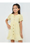 Girls Yellow Embroidered Mini Dress - 2