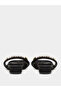 Women Black Embellished Slip on Sandals - 4
