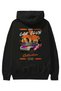 Araba Club Series 36 Back Printed Black Oversize Hooded Sweatshirt Men Women - 2