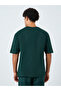 Men Green Graphic Print Oversized T-Shirt - 5