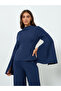 Women Slit Sleeve Waist-Cinched Top and Pants Co-Ords - 3