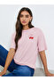 Women Pink Graphic Print T-Shirt