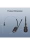 Bluetooth Headset, Wireless Headphones with AI-Powered Environmental Noise Cancelling Microphon - 5