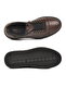 Brown Genuine Leather Orthopedic Men's Casual Shoes 117 m - 6