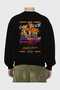 Car Club Series 19 Back Printed Black Oversize Sweatshirt Men Women Unisex - 2
