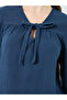 Women Double Gauze Cotton Tie Front Top and Wide Leg Pyjama Set - 6