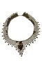 - Hülya 6683 3540 Handmade Crystal Beads Stylish Braided Necklace Gold - 5