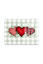 Glass Cutting Board and Presentation Plate Love Series Heart Patterned 20 X 30 cm - 6