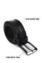 Shoe Basket Smt-5125 Men's Genuine Leather Classic Fabric Belt - 4