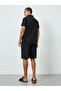 Men Pinstripe Pocket Detail Shirt and Shorts Co-Ords - 5