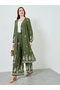 Women Paisley Print Kimono and Pants Co-Ords - 2