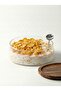Acacia Lid Glass Presentation Bowl 19 cm Dessert Presentation Bowl, Yogurt Presentation Bowl - 5