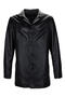 Men's Genuine Leather Black Jumbo Coat
