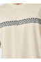 Men Oversized Stripe Printed T-Shirt - 4