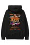 Araba Club Series 32 Back Printed Black Oversize Hooded Sweatshirt Men Women - 2