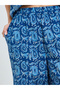 Paisley Pleated Cotton Cami and Wide Leg Pyjama Set - 6