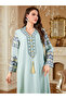 Women Embroidery Tassel Drop Maxi Jalabiya - 3