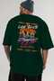 Araba Club Series 26 Back Printed Green Oversize T-Shirt 100% Cotton Men Women - 6
