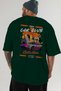 Araba Club Series 11 Back Printed Green Oversize T-Shirt 100% Cotton Men's Women's - 6