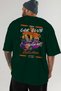 Araba Club Series 9 Back Printed Green Oversize T-Shirt 100% Cotton Men Women - 6