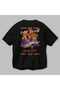 Araba Club Series 41 Back Printed Black Oversize T-Shirt 100% Cotton Men's Women's - 3