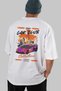 Araba Club Series 28 Back Printed White Oversize T-Shirt 100% Cotton Men's Women's - 6