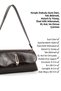 Wrinkled Textured Brown Shk305 Faux Leather, Special Lock Magnet Hand, Arm and Shoulder Bag - 6