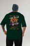 Araba Club Series 32 Back Printed Green Oversize T-Shirt 100% Cotton Men's Women's - 2