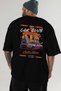 Araba Club Series 24 Back Printed Black Oversize T-Shirt 100% Cotton Men's Women's - 6