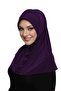 Takmatik Plain Purple Ready-To-Wear Turban Hijab Pool Cap Suitable for Medical Use Prayer Cover - 6