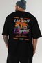 Araba Club Series 20 Back Printed Black Oversize T-Shirt 100% Cotton Men's Women's - 6