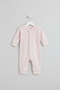 Baby Girl Pink Lamb Printed 2-Piece 100% Cotton Jumpsuit Set - 5