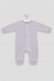 Baby Girl Pink Lamb Printed 2-Piece 100% Cotton Jumpsuit Set - 4