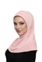 Takmatik Plain Powder Ready-To-Wear Turban Hijab Pool Cap Suitable for Medical Use Prayer Cover - 4