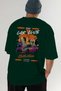 Araba Club Series 31 Back Printed Green Oversize T-Shirt 100% Cotton Men Women - 7
