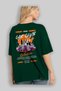 Araba Club Series 2 Back Printed Green Oversize T-Shirt 100% Cotton Men Women - 4