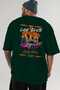 Araba Club Series 35 Back Printed Green Oversize T-Shirt 100% Cotton Men Women - 6