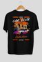 Araba Club Series 38 Back Printed Black Oversize T-Shirt 100% Cotton Men's Women's
