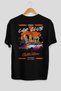 Araba Club Series 37 Back Printed Black Oversize T-Shirt 100% Cotton Men Women