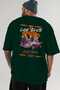 Araba Club Series 41 Back Printed Green Oversize T-Shirt 100% Cotton Men Women - 6