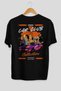 Araba Club Series 22 Back Printed Black Oversize T-Shirt 100% Cotton Men's Women's
