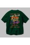 Araba Club Series 22 Back Printed Green Oversize T-Shirt 100% Cotton Men Women - 3